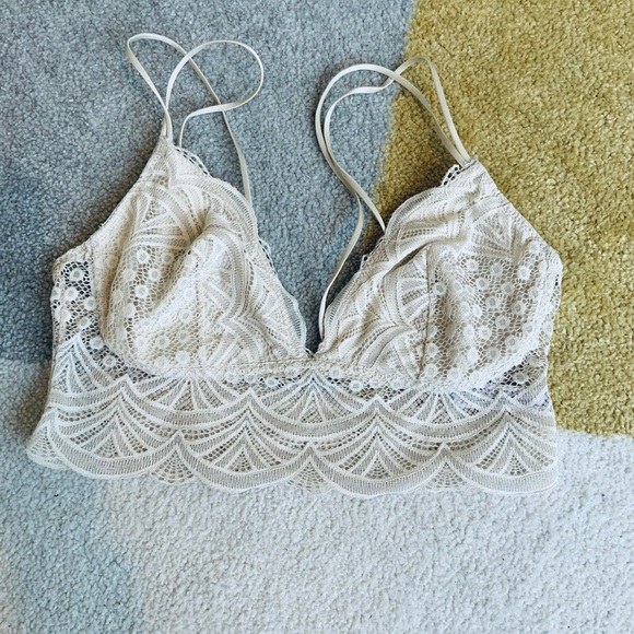 Auden Other - Auden Cream Lace Bralette